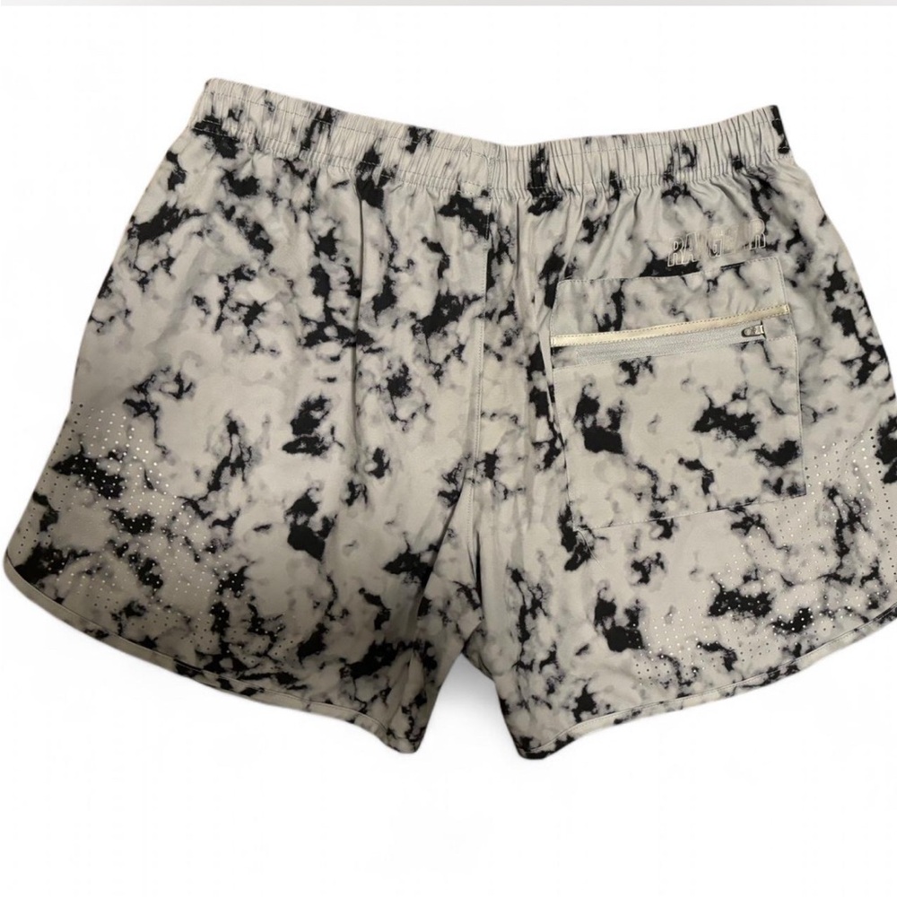 Marble Patterned Athletic Shorts - image 2